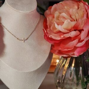 Park Lane Gold and Silver Cross Necklace